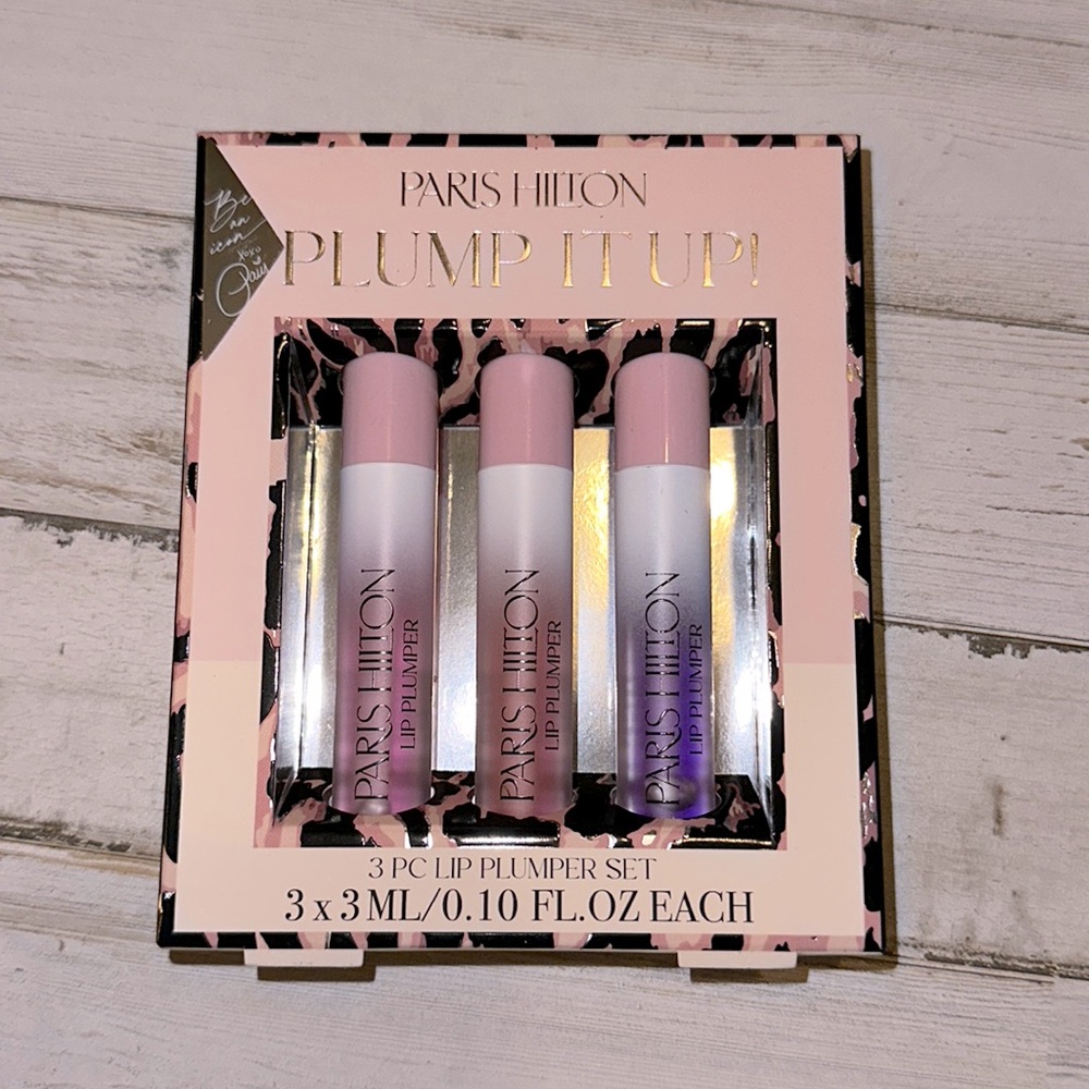 PARIS HILTON PLUMP IT UP 3 Piece Set Plumping Lipgloss